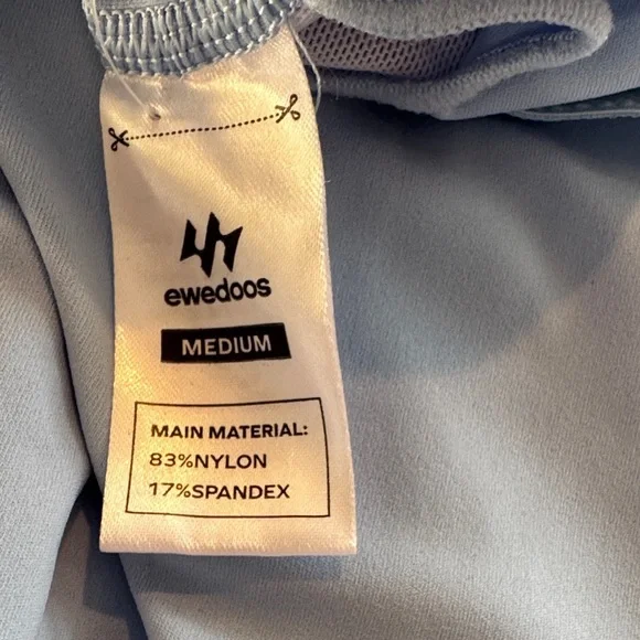 Sky Blue Women's Chemise Tennis Dress size Medium pads have been taken out - Picture 6 of 9